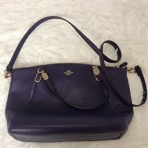 coach purple purse